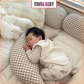 Gối ôm mặt trăng đa năng OME kiêm gối chặn và gối gác chân cho bé | Gối ôm cho bé sơ sinh