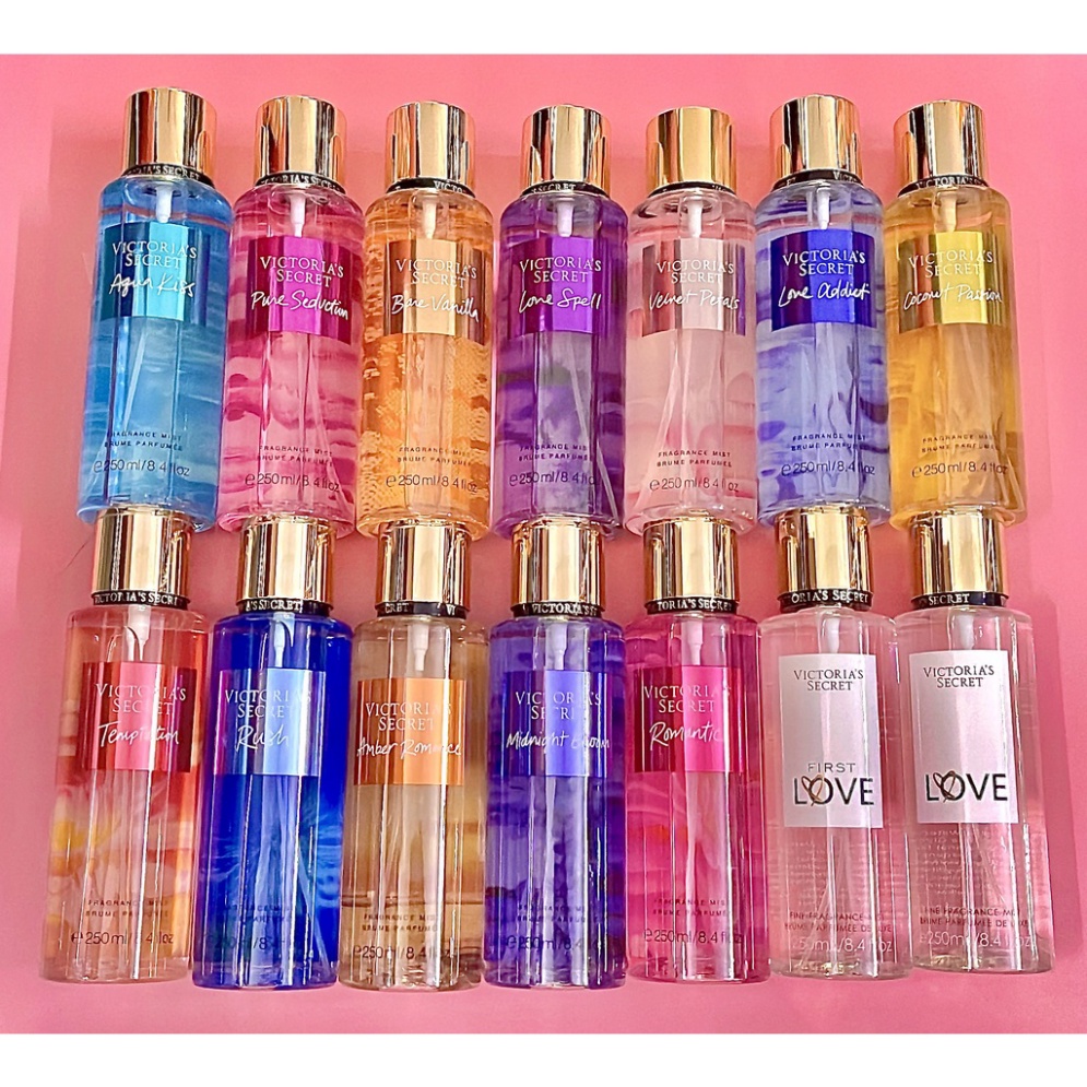 Xịt toàn thân body mist VIC 250ml Candy, Sugar, Cake, Fruit, Amber  hàng chuẩn