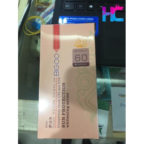 Kem chống nắng BIGOO 2in1 - 80ml 60+ - hang_chuan