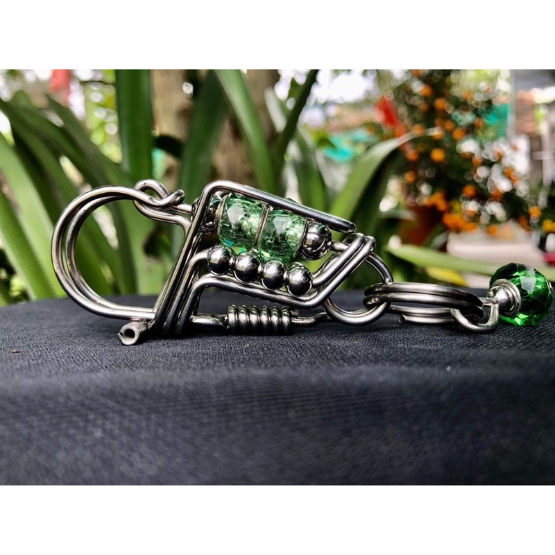 Móc khoá inox thủ công Phong Thuỷ