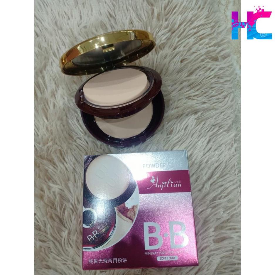 Phấn Phủ BB 2 Tầng Tặng Kèm Bông Phấn Siêu Mềm Mịn Lên Tone Đẹp  - hang_chuan
