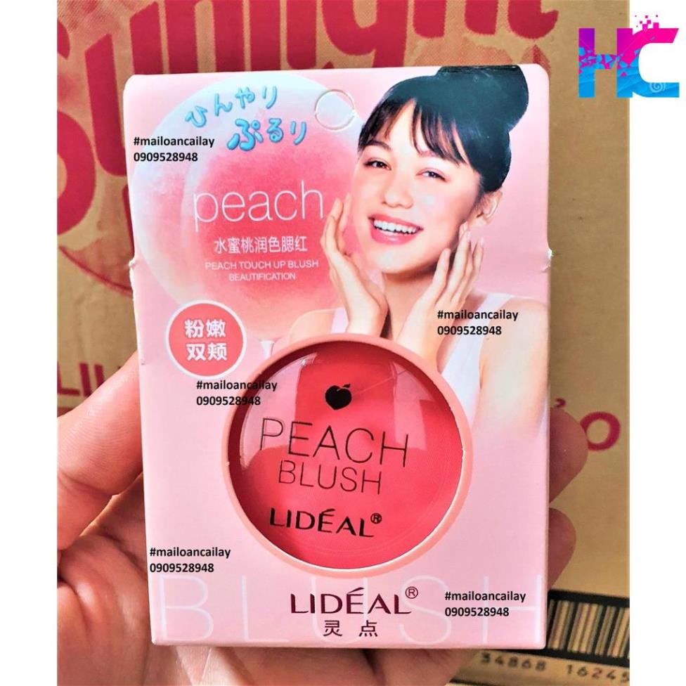 Phấn má hồng Peach Blush Lide'al - hang_chuan