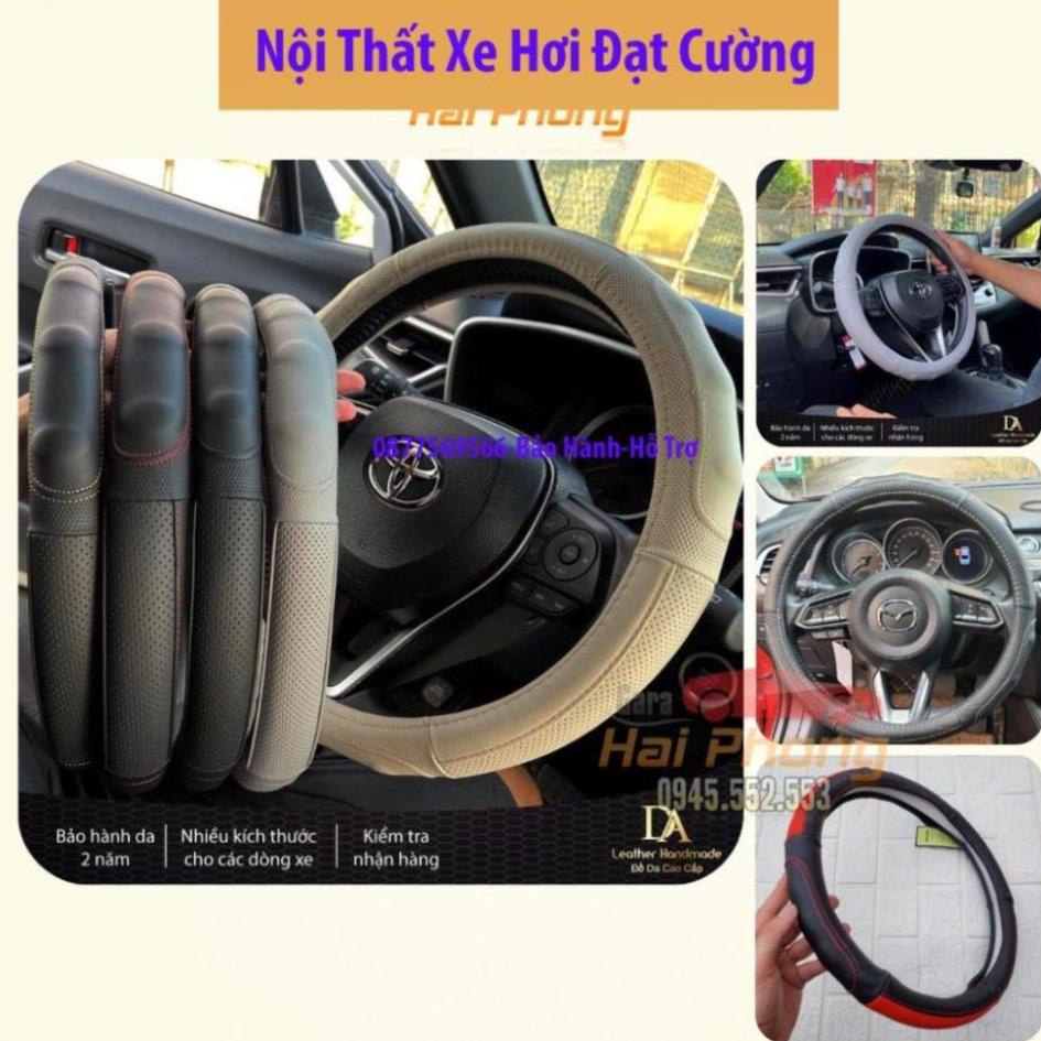 Bọc Vô Lăng Da Cừu Da Bò Nguyên Chất 100 Phần Trăm ,Sang Trọng Lịch Sự Cao Cấp,Bảo Hành 3 Năm Cam Kết Da Bò 100%