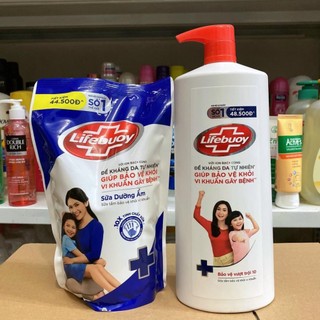 Sữa tắm Lifebuoy túi 800g, chai 1kg