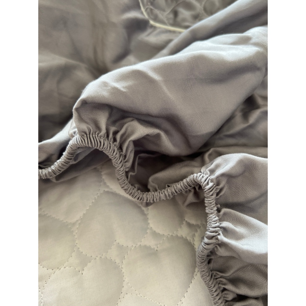 Ga Gối Tencel Chần Bông Thêu Hoa Trà Phối Ren Trắng Tiểu Thư