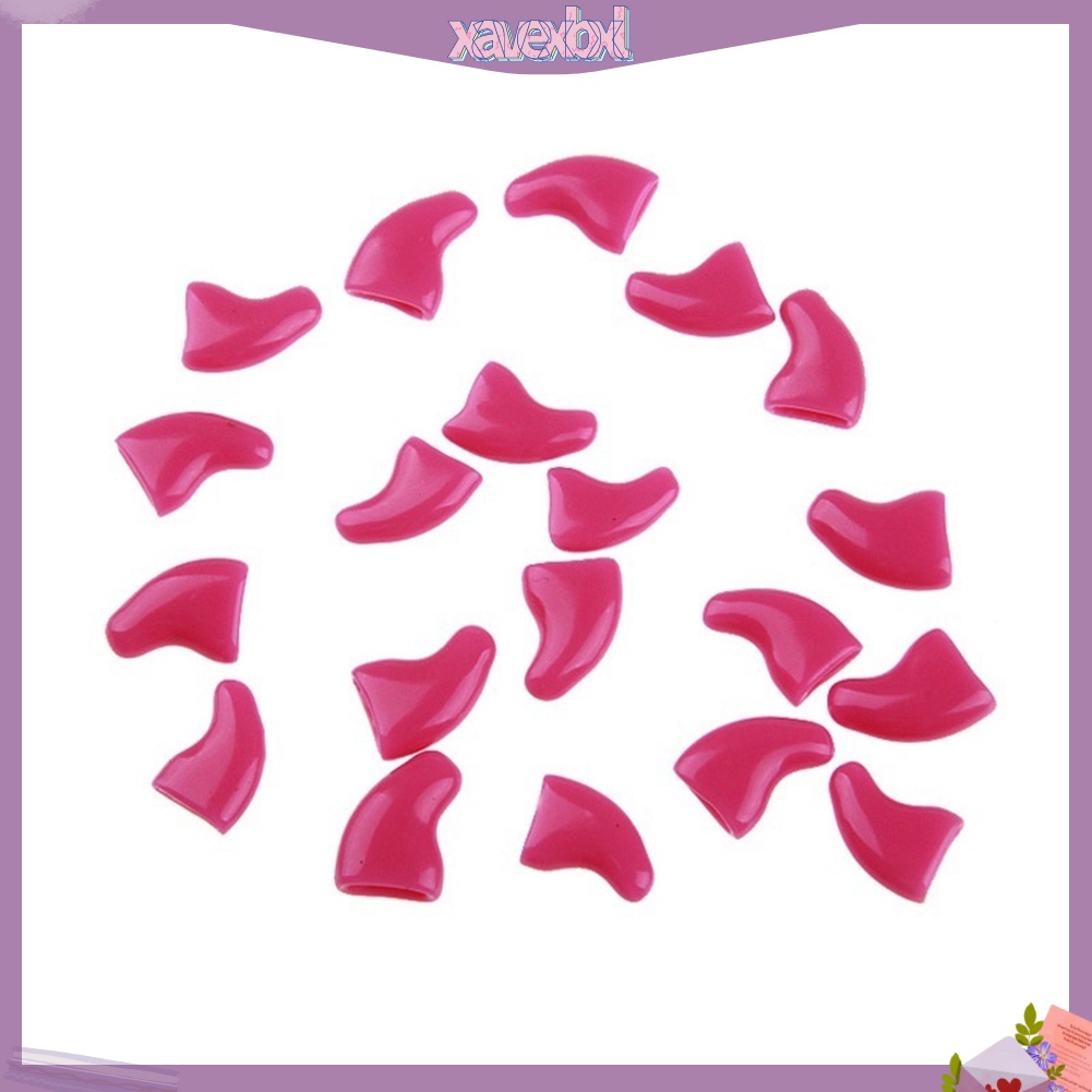 Bộ 20 móng giả cho chó mèo kèm keo dán tiện lợi