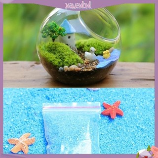 (xavexbxl) Túi cát màu xanh mini trang trí mô hình vườn cây bonsai