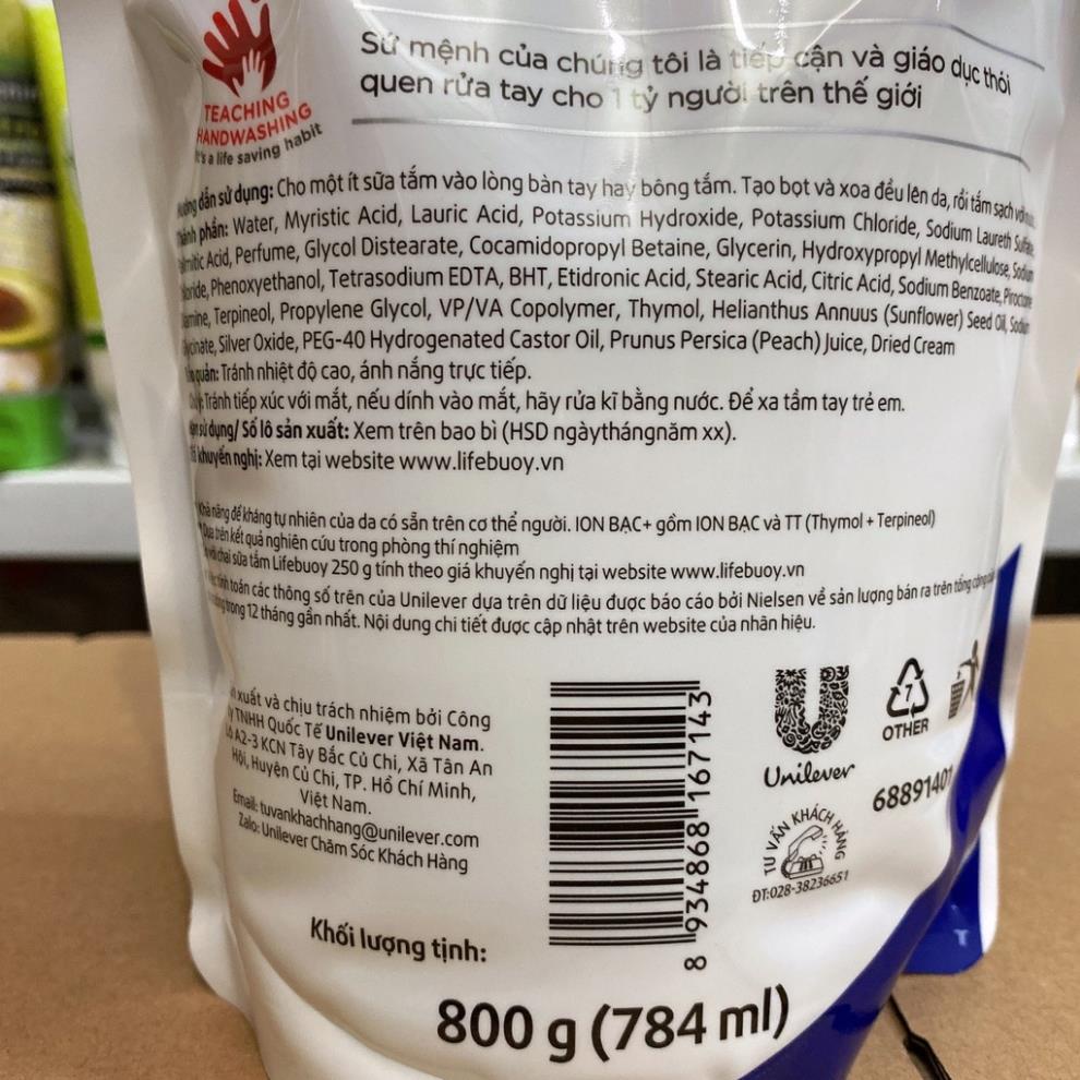 Sữa tắm Lifebuoy túi 800g