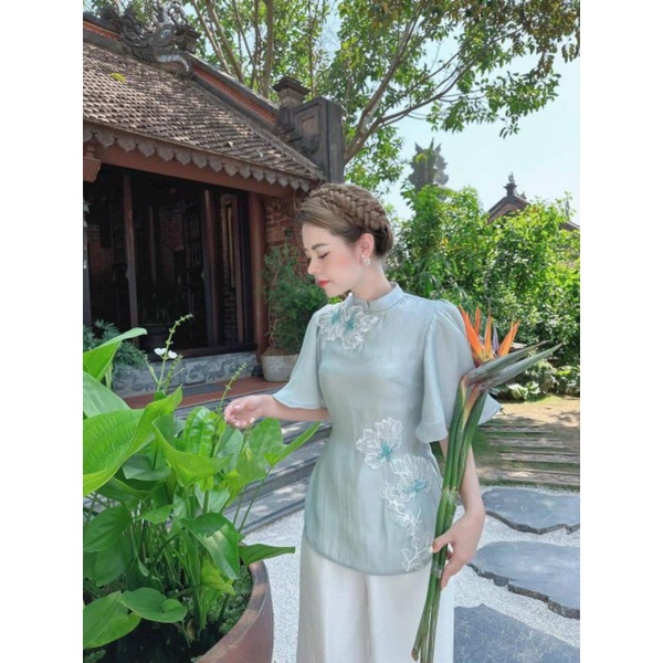 Pháp phục đi chùa cao cấp - AB12