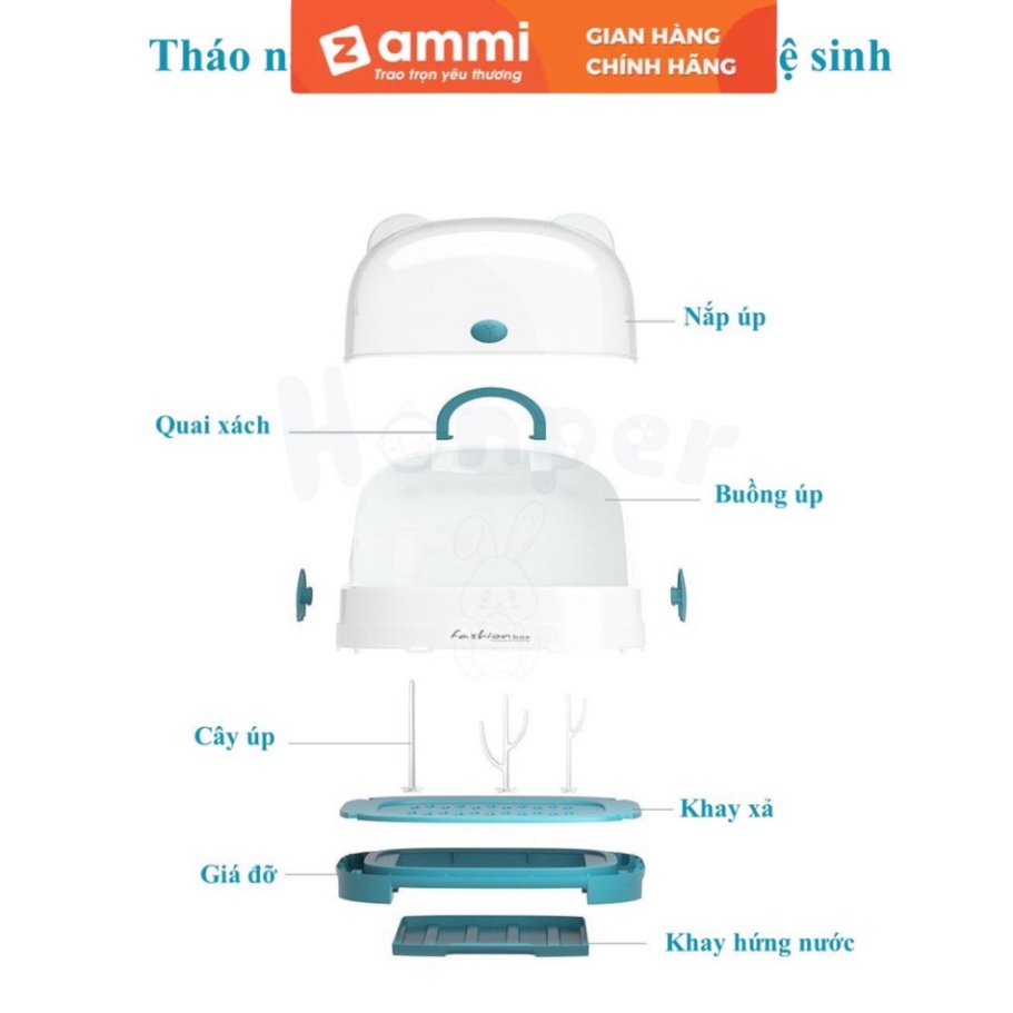 Giá úp bình Gấu Honper cao cấp phân phối chính hãng Zammi Mart Zammi