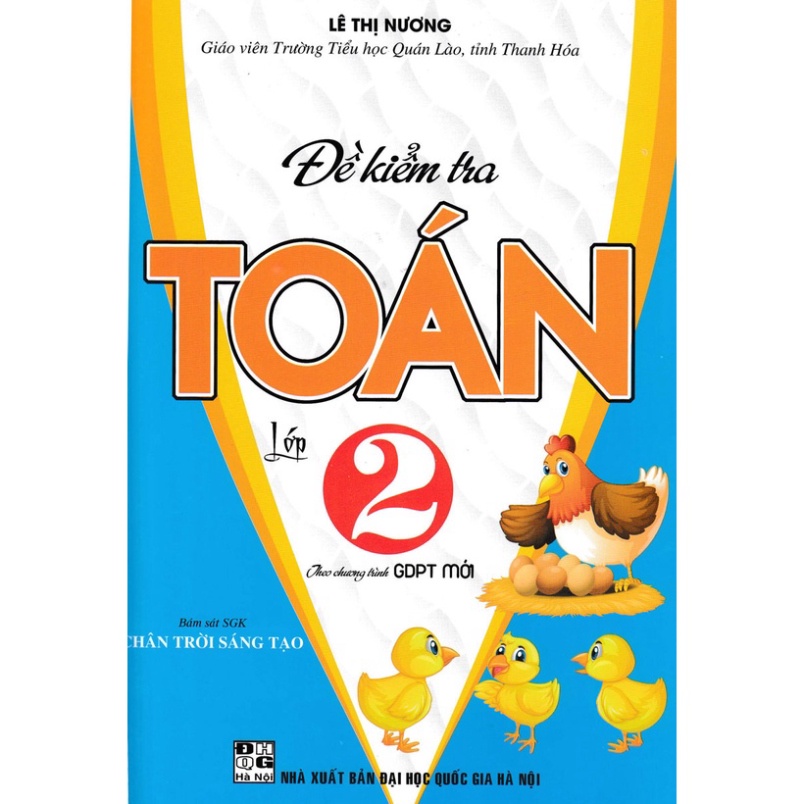 Sách - đề kiểm tra toán lớp 2