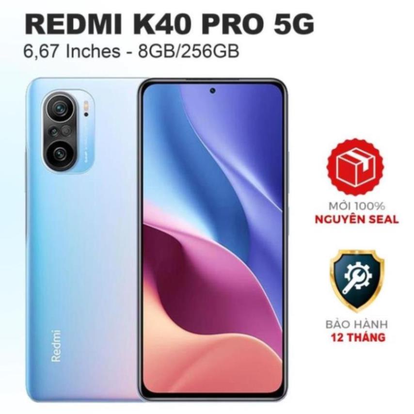 [SALE] Điện thoại Xiaomi Redmi K40 Pro 5G (8GB/256GB) Chính hãng mới 100% 1 Đổi 1 - Lỗi 1 Đổi 1