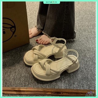 Giày sandal nữ đế xuồng cao 5cm phong cách ulzzang mang cực êm phù hợp mang đi học đi chơi nữ