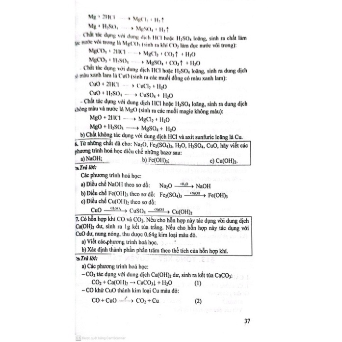 Sách - Giải sách bài tập Hóa Học lớp 9