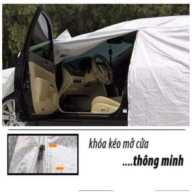 Bạt phủ xe, bạt trùm xe KIA SONET loại 3 lớp tráng nhôm