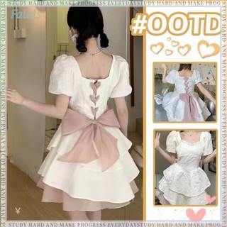 đầm công chúa Váy Liền Nơ, Váy Công Chúa, Tay Phồng, Váy Tutu