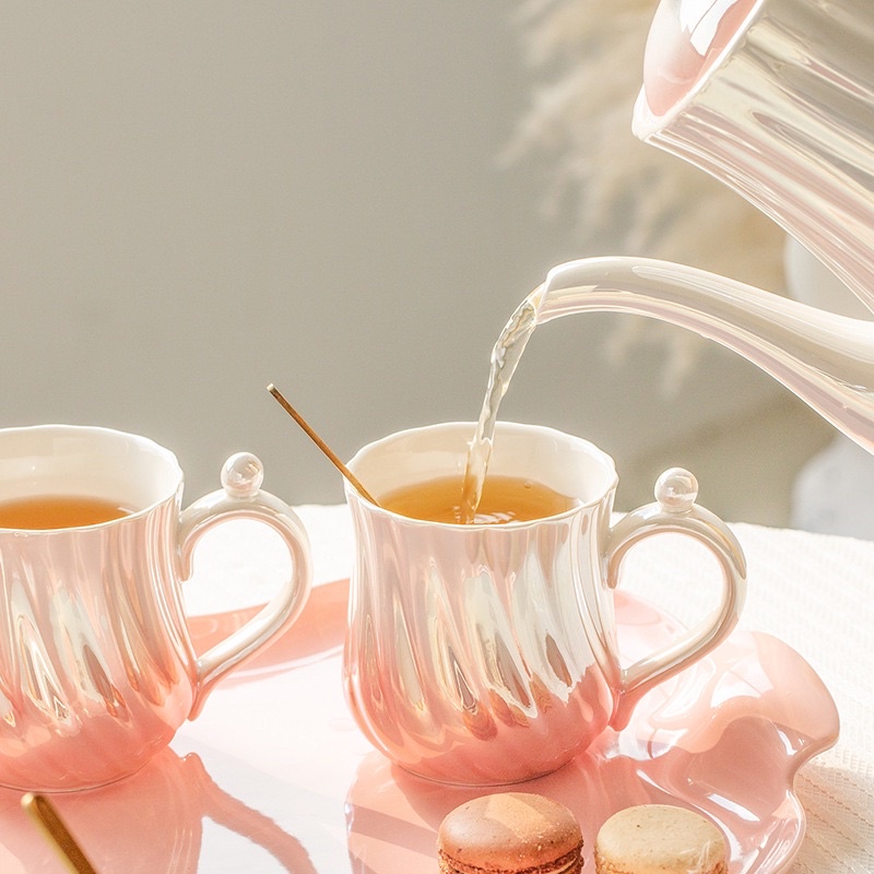 bộ ấm chén sứ | bộ ấm trà , uống cà phê phong cách vintage