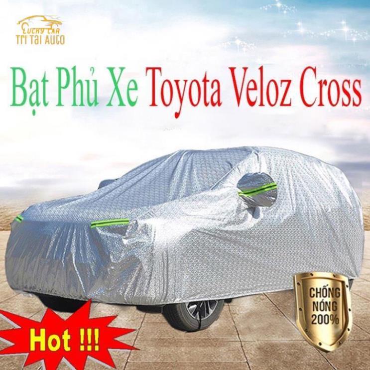TOYOTA AVANZA, VELOZ CROSS -Bạt Phủ Xe 7 chỗ ( Trùm Xe ) Cho AVANZA, VELOZ CROSS, Hàng Loại 1, Bền Đẹp, Chống Xước Xe