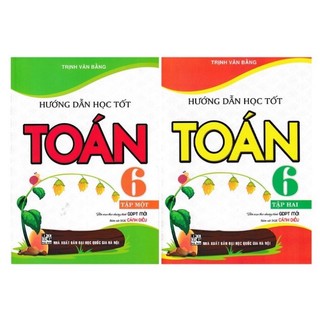 Sách - combo hướng dẫn học tốt toán 6 - tập 1+2