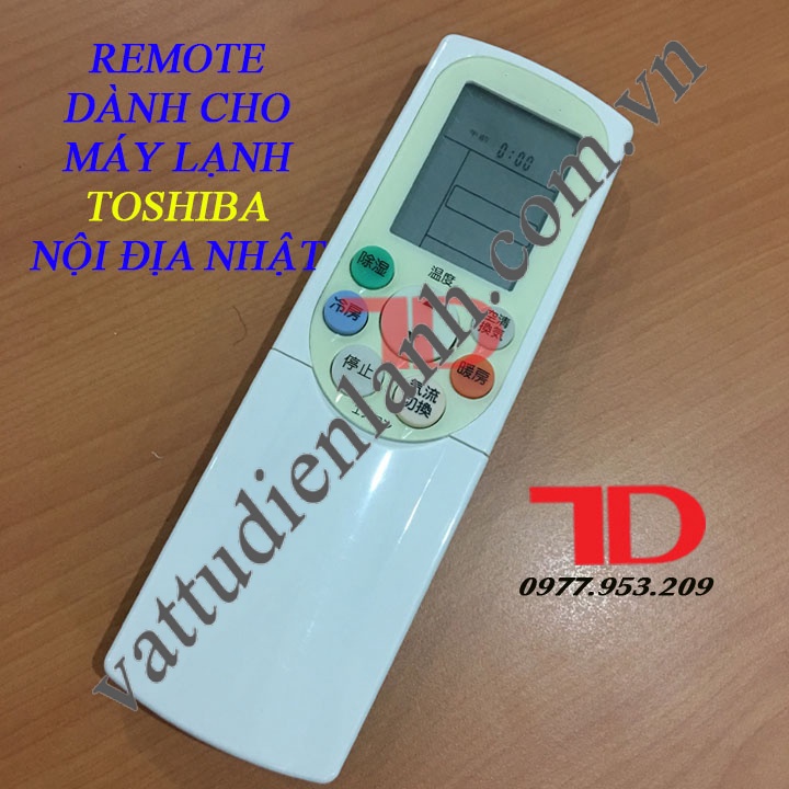 Remote máy lạnh, điều khiển dành cho máy lạnh Toshiba nội địa