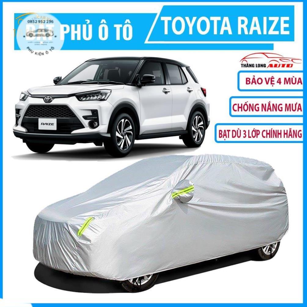 Bạt phủ ô tô ,bạt che nắng xe ô tô TOYOTA RAIZE , bạt phủ ô tô 5 chỗ raize