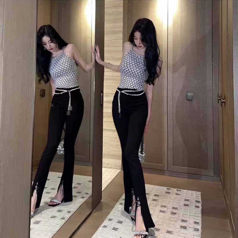 Hàng Mới Về Mới Áo Thun Hai Dây Dáng Ôm Thời Trang Mùa Hè 2023 Cho Nữ