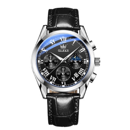 [QA11WATCH] OLEVS 2871 Đồng hồ nam chính hãng Lịch chuyển động thạch anh Mặt số phát sáng chống thấm nước | BigBuy360 - bigbuy360.vn