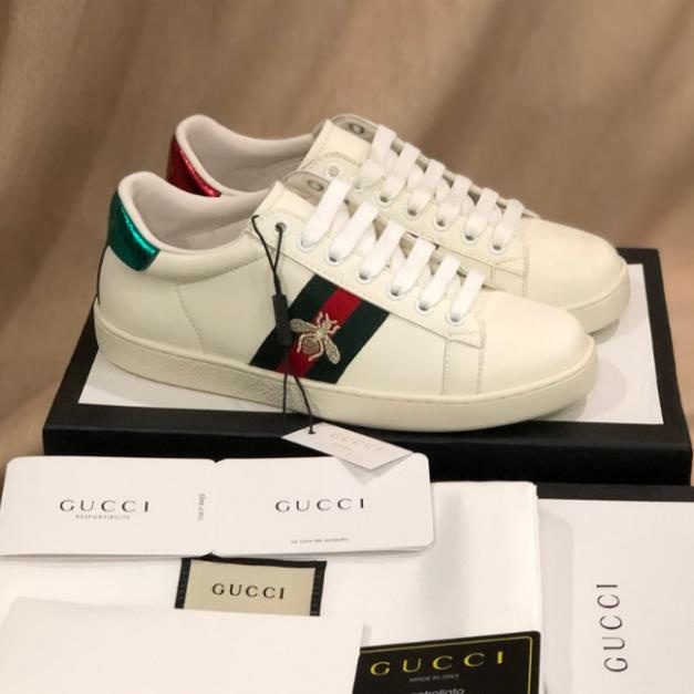 giày_gucci ace, giày thể thao_gucci ong giày GC hàng cao cấp sang trọng đầy đủ phụ kiện túi xách, full size nam nữ.