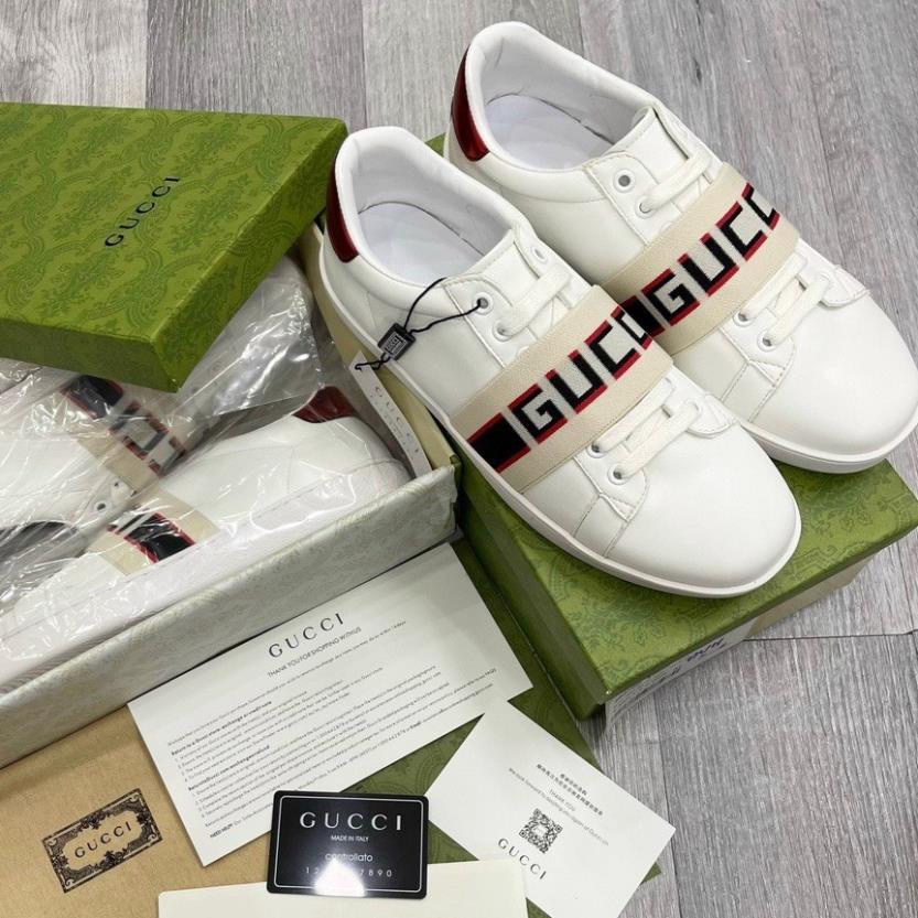 giày_gucci ace, giày thể thao_gucci đai chun giày GC hàng cao cấp sang trọng đầy đủ phụ kiện túi xách, full size nam nữ. | BigBuy360 - bigbuy360.vn