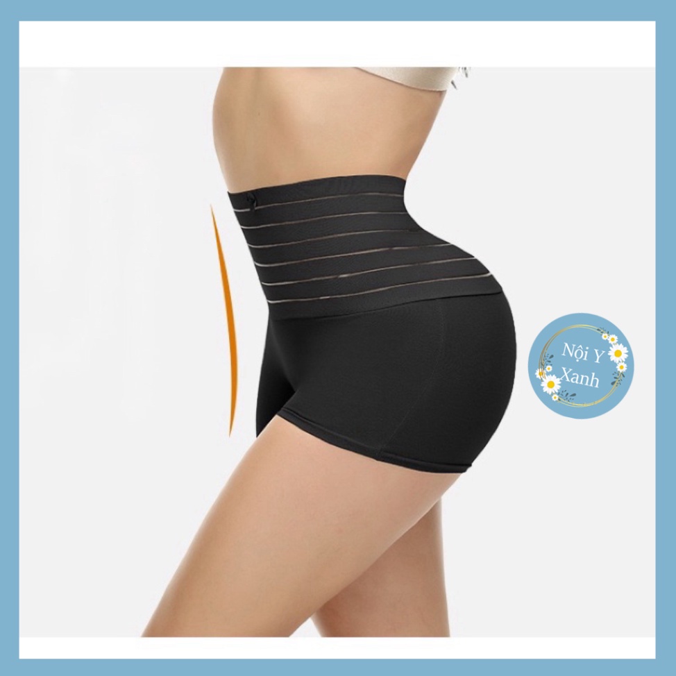 Quần Gen Bụng Đùi Siết Eo Nâng Mông Định Hình Chất Cotton 3D Chống Cuộn K13 nội y xanh chất đẹp