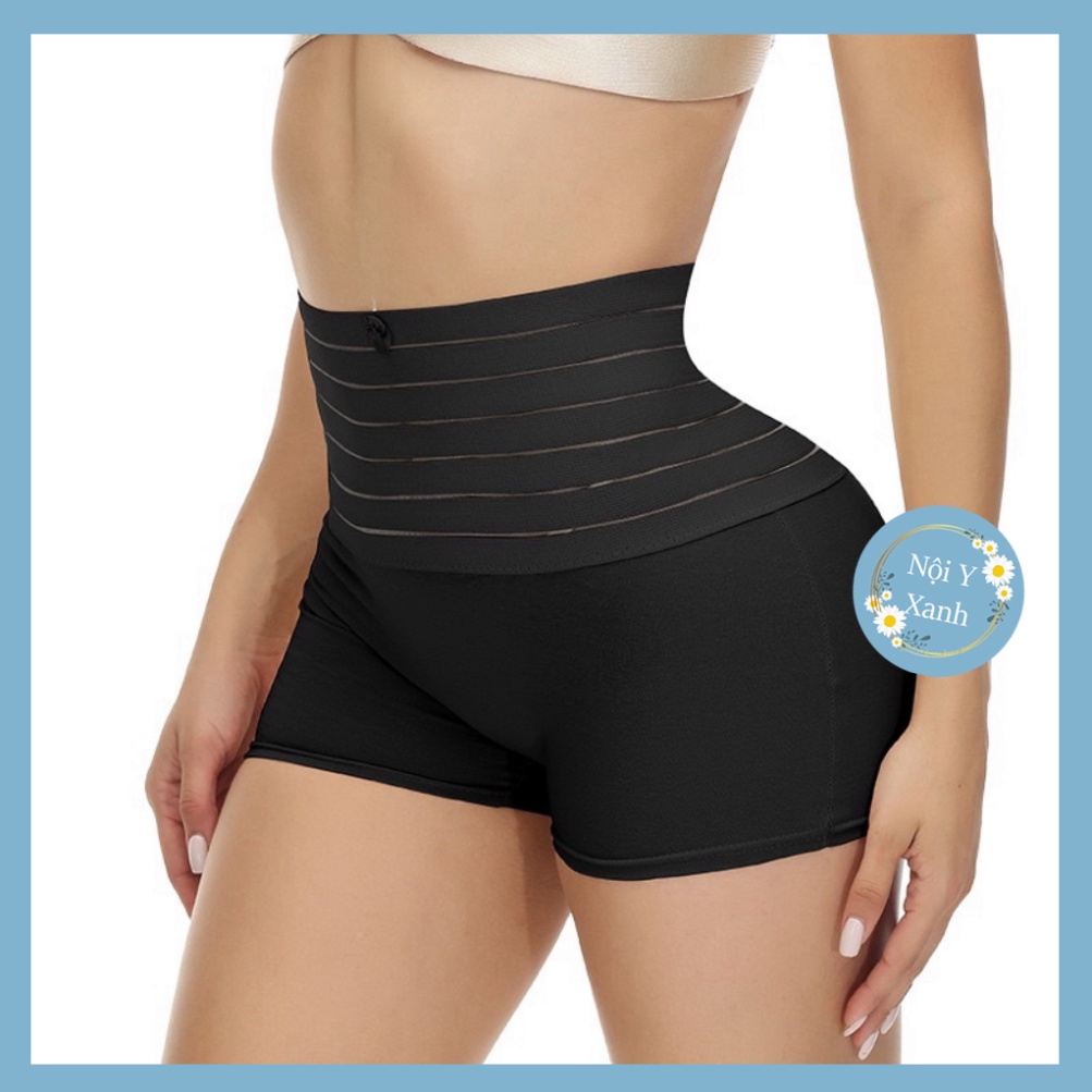 Quần Gen Bụng Đùi Siết Eo Nâng Mông Định Hình Chất Cotton 3D Chống Cuộn K13 nội y xanh chất đẹp