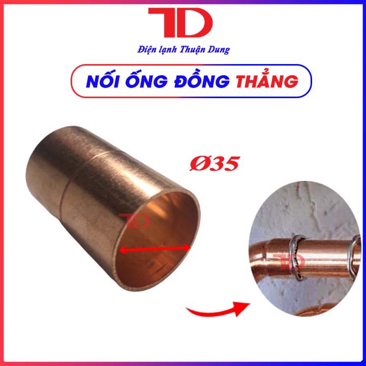 Cút đồng thẳng,Măng xông nối đồng,Thu đồng các cỡ (chọn đúng loại khi đặt hàng) hàn nối ống đồng - Vật Tư Điện Lạnh