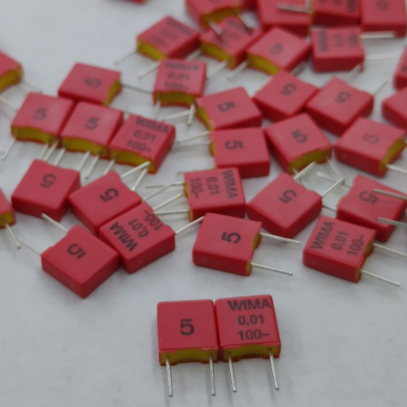 Tụ Wima 0.01uF, 10nF, 10n, 103 100v FKP2/MKP2