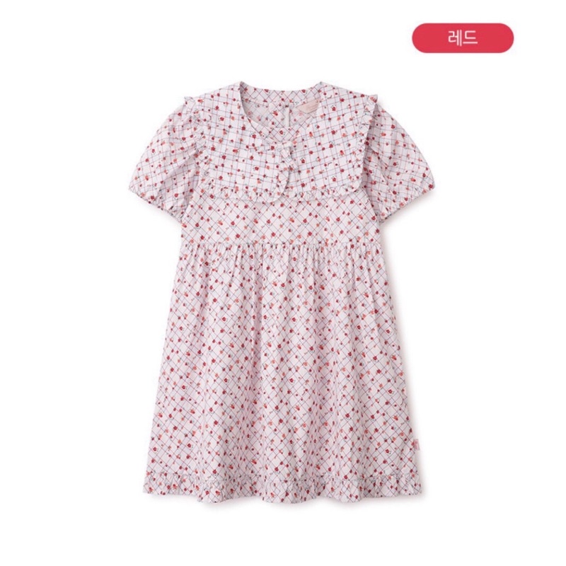 Váy hoa nhí 2 màu xuất Hàn cho Bé