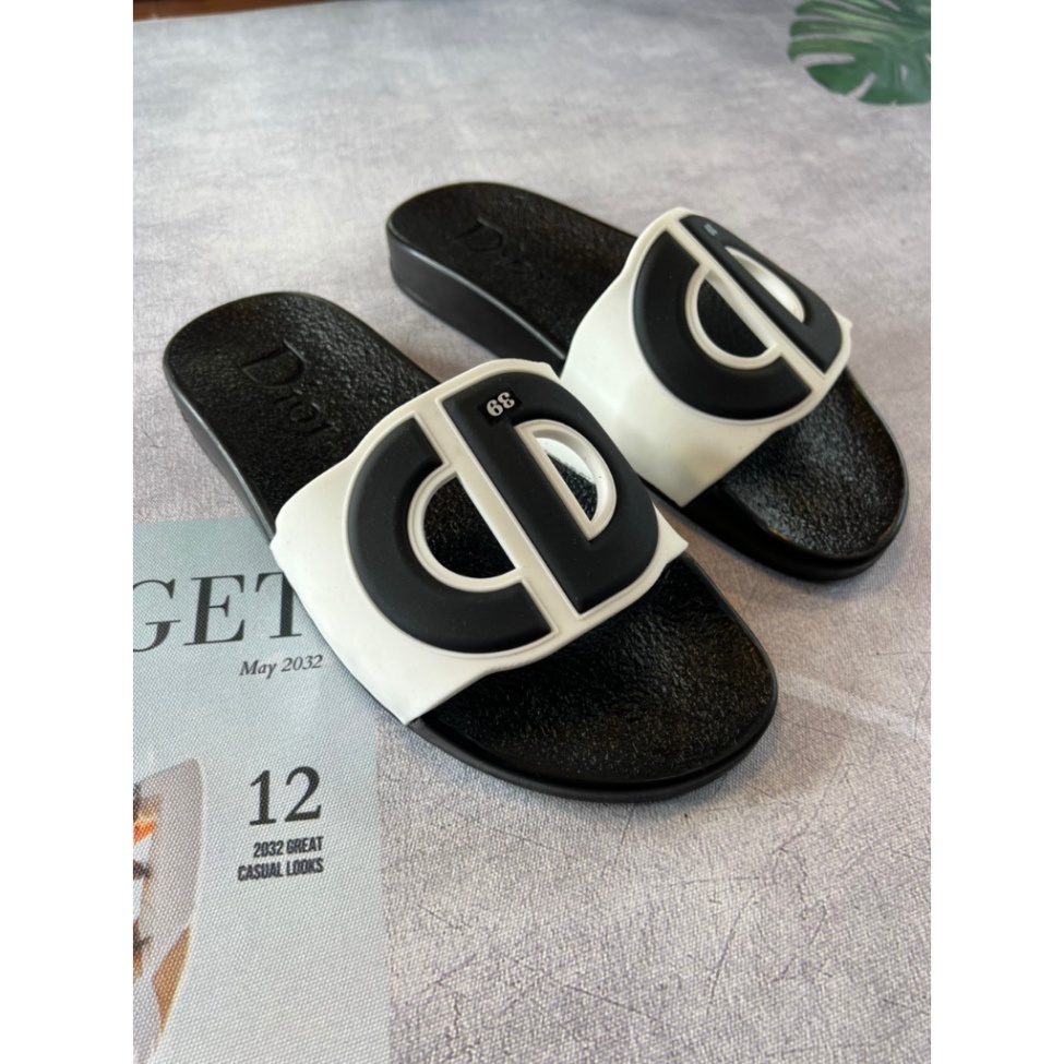 Dép Nam Quai Ngang CD Dập Nổi nguyên liệu cao su thiên nhiên Non trang điểm Nam