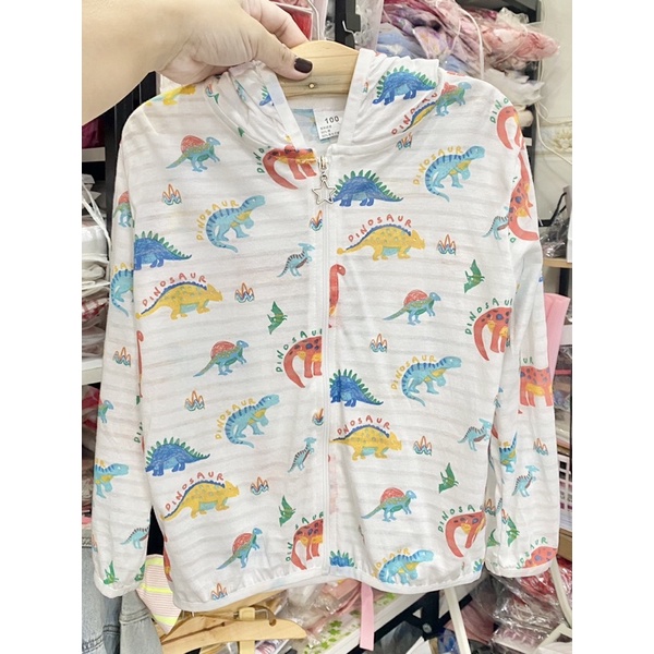 xã kho hàng mới áo khoác cỡ lớn cho bé thun mỏng nón hình khủng long , thỏ, xe cho bé trai bé gái 28kg đến 33kg