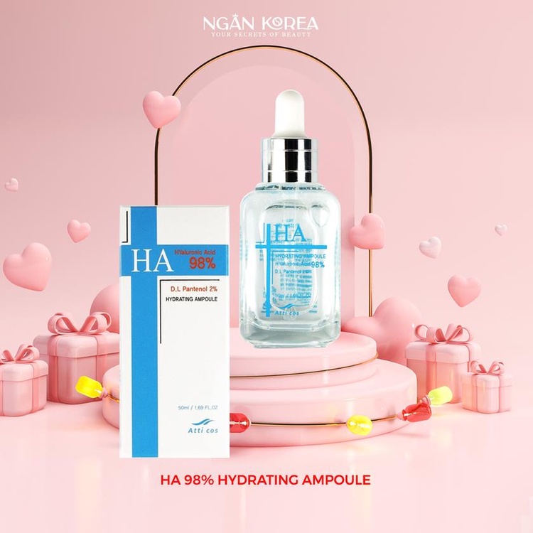 Serum HA 98% HYDRATING AMPOULE - ATTICOS