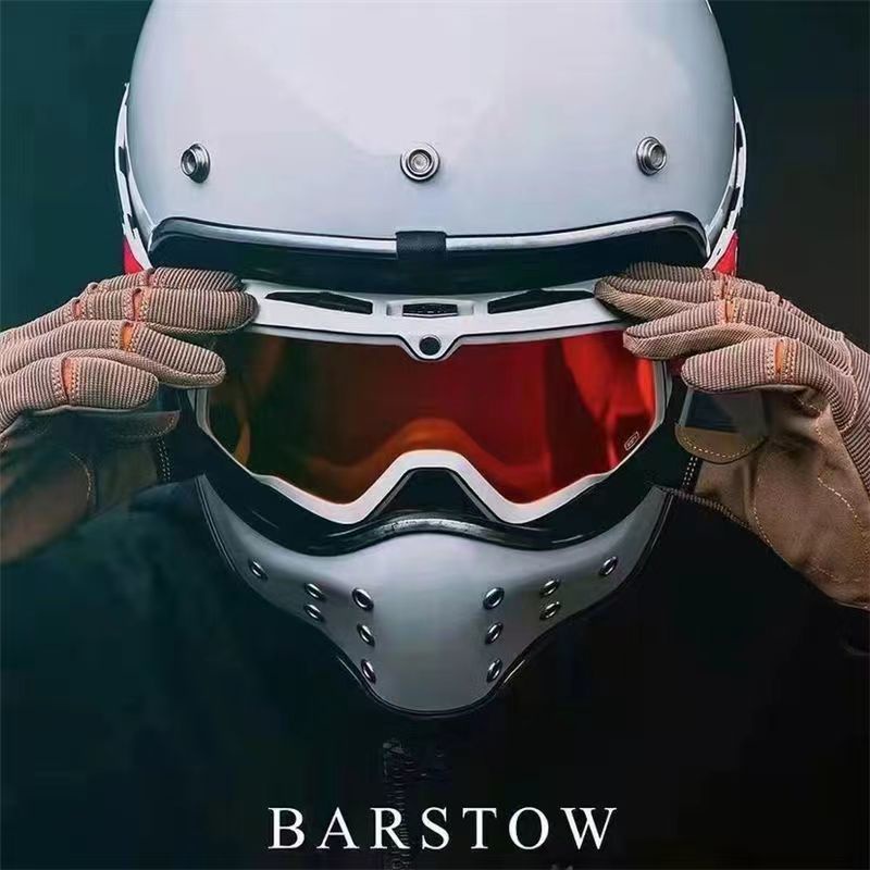 Kính Gắn Mũ Bảo Hiểm Xe Mô Tô Harley Phong Cách retro