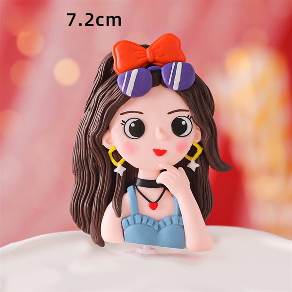 Trang trí gốm mềm hotgirl xinh đẹp