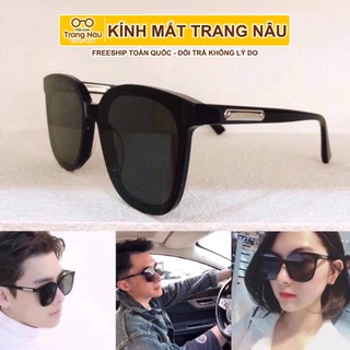 Gọng Kính Mát Nữ Bản To Thời Trang Nhiều Màu 9107 - Kính Râm Nữ Chính Hãng Trang nâu Eyewear