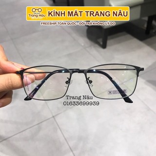 Kính kim loại mảnh Nam Nữ - Kính Cận G9042