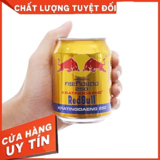 Lốc 6 lon nước tăng lực bò húc Redbull 250ml