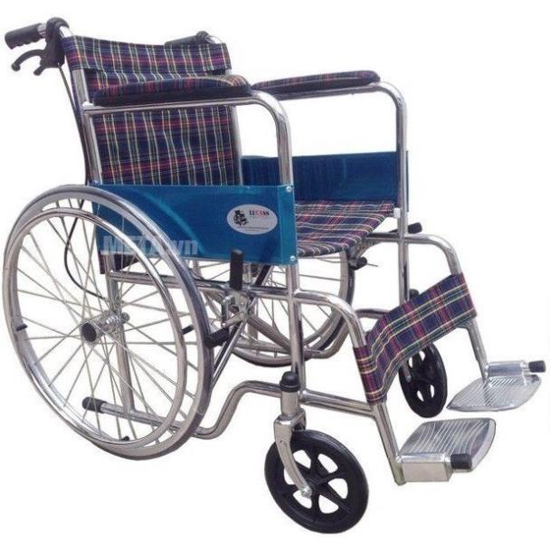 Xe Lăn Thường Vải Bạt Lucass X75J Có Tay Phanh Người Đẩy