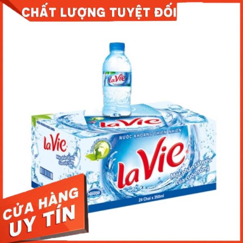 Thùng 24 lon nước khoáng Lavie 350ml