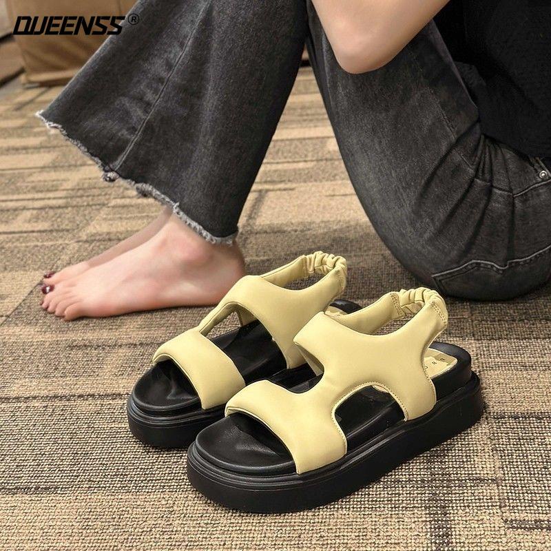 Giày Sandal Thể Thao Đế Dày Phong Cách Châu Âu Thời Trang Đi Biển Mới 2023