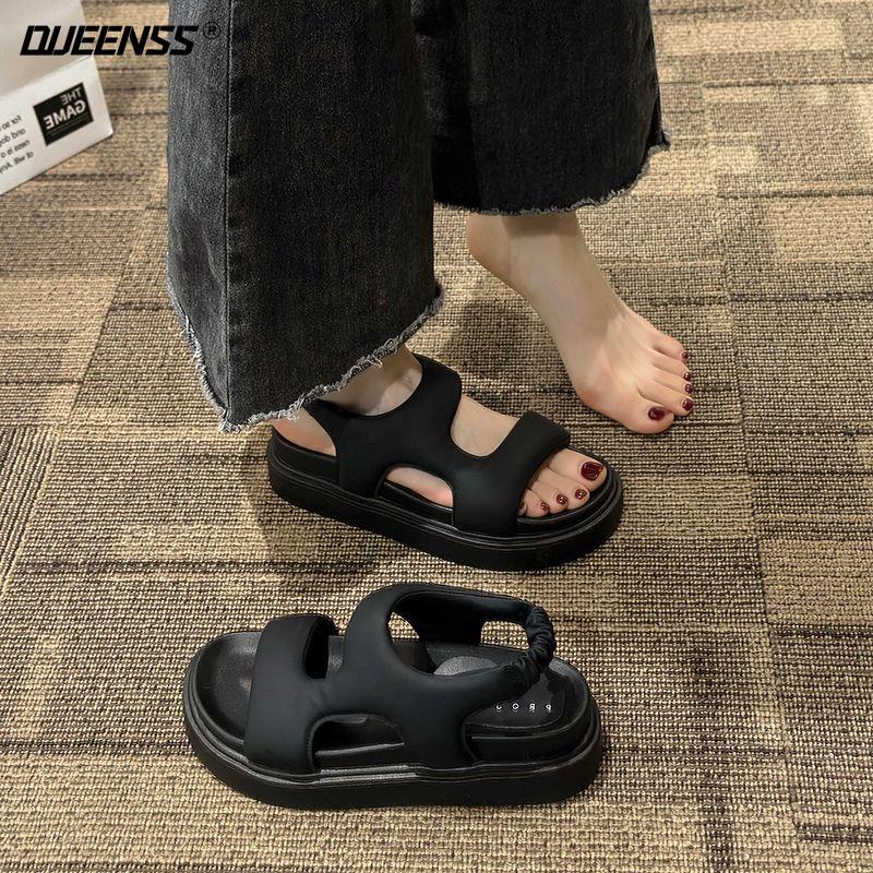 Giày Sandal Thể Thao Đế Dày Phong Cách Châu Âu Thời Trang Đi Biển Mới 2023