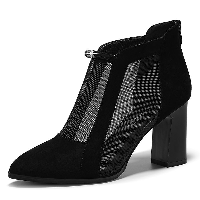 Hàng Mới Về Giày Cao Gót Thoáng Khí Phong Cách Hàn Quốc Thời Trang Xuân Thu 2022 Cho Nữ