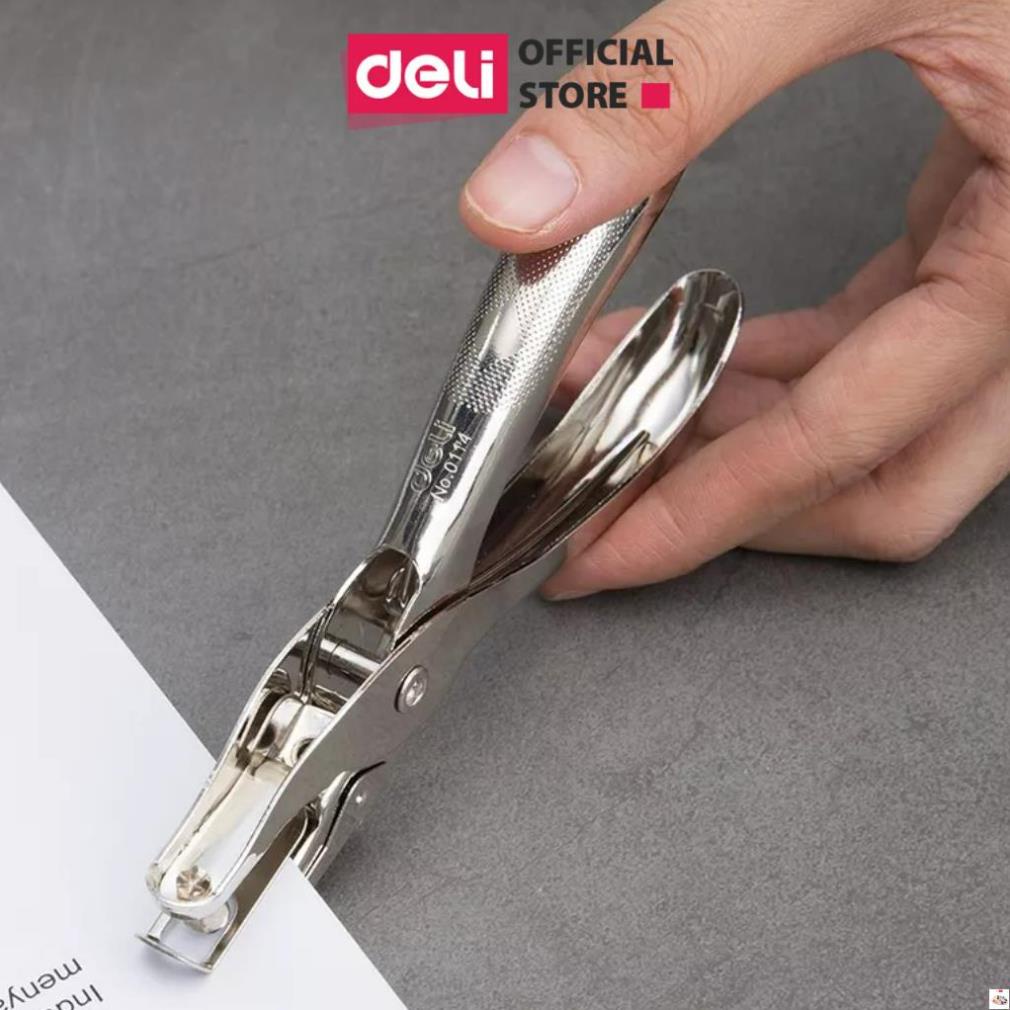 Kìm Bấm Đục Lỗ Giấy Refill Dụng Cụ Bấm Lỗ Giấy Làm Sổ Còng Cầm Tay Tiện Lợi - E0114 ,