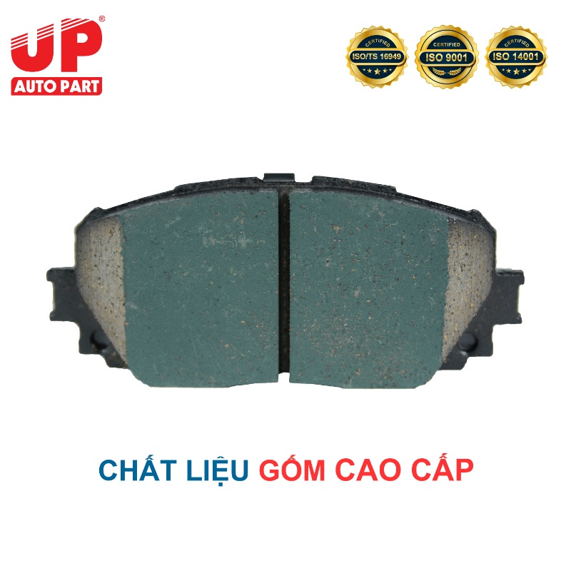 Má phanh bố thắng đĩa trước ô tô TOYOTA VIOS E - G đời 2007-2019