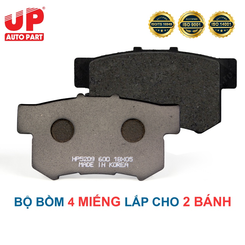 Má phanh bố thắng đĩa sau ô tô HONDA CR-V 2007-2016